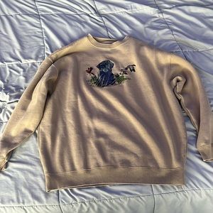 Tan XL Big Sky Labrador Retriever Crewneck